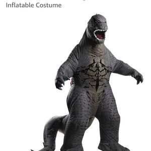 Kids Inflatable Dinosaur Costume - Black